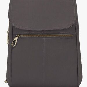 NWT🎉TRAVELON ANTI-THEFT Gray Security Backpack